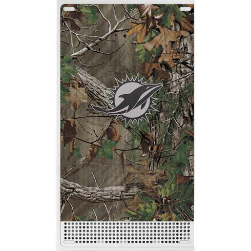 NFL Miami Dolphins Realtree Xtra Green Camo Xbox Series S Console Skin